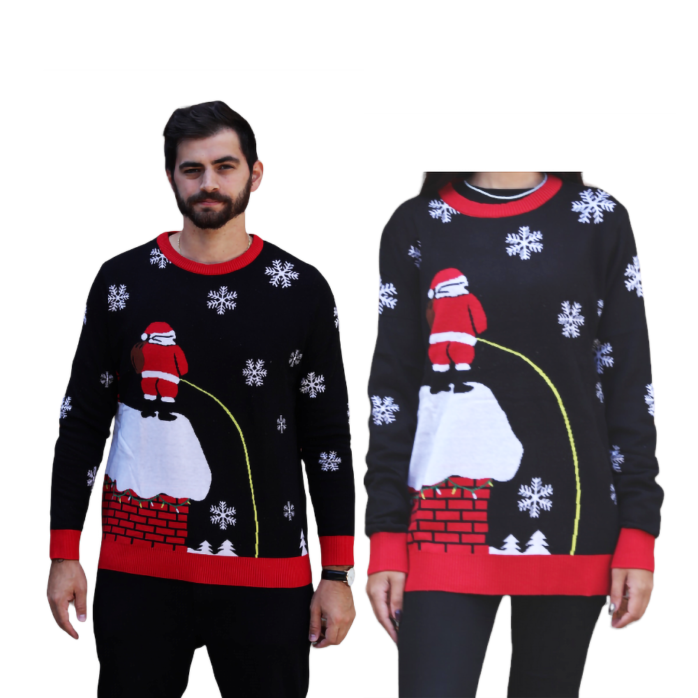 Funny couple christmas on sale sweaters