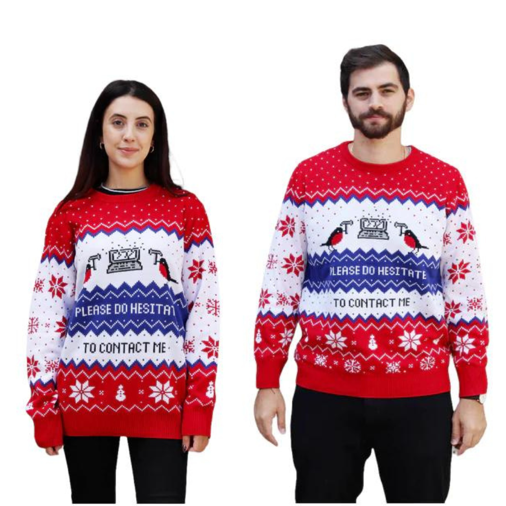Couple - Please Do Hesitate To Contact Me Sweater